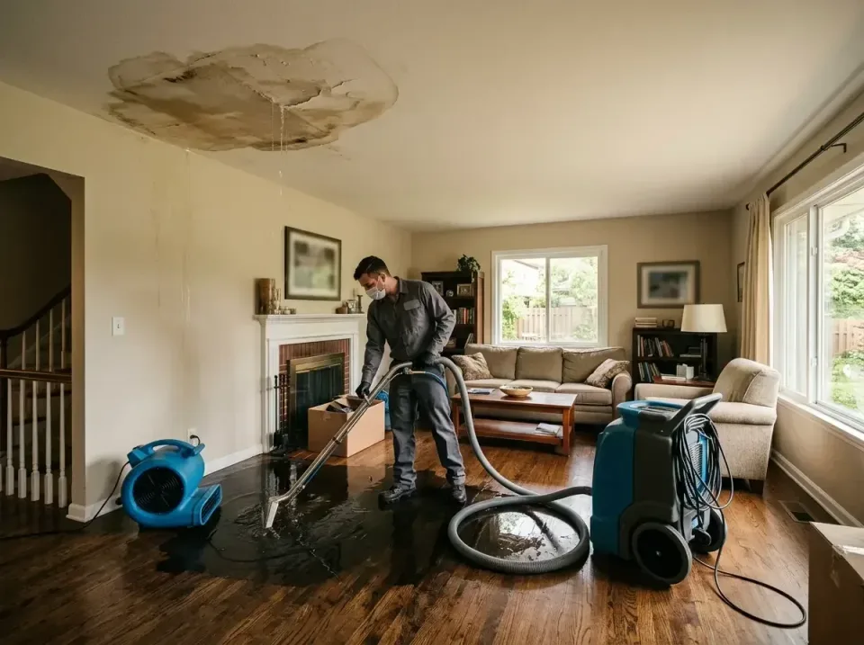 attic-pipe-burst-ceiling-drip-008 — frequently asked questions, Water Damage Restoration & Carpet Care in Forrest City, AR
